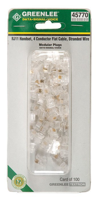 RJ11-HANDSET 4C (100 PACK)