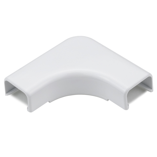 Elbow Cover, 3/4", 1" Bend Radius, PVC, White, 1/bag