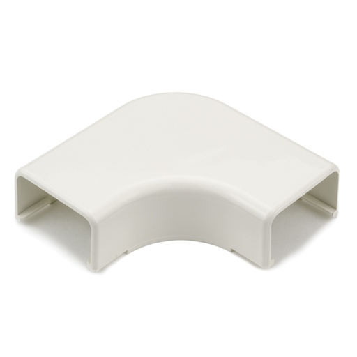 Elbow Cover, 1-1/4", 1" Bend Radius, PVC, Office White, 1/bag