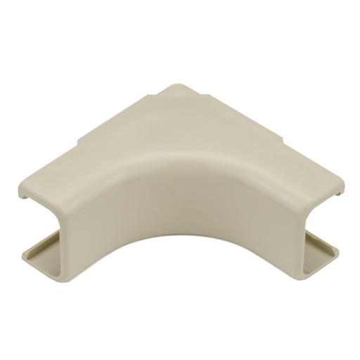 Internal Corner Cover, 3/4", 1" Bend Radius, PVC, Ivory, 1/bag