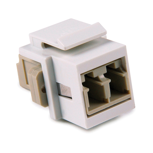 LC Multimode Fiber Module, Beige, White, 1/pkg