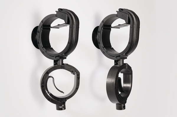 Fixing Elements for Tubes and Harnesses with Automatic Locking Feature, connectable IAHC1T