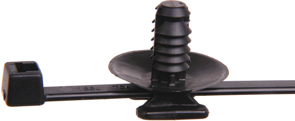 2-Piece Fixing Ties with Fir Tree, with Disc, for Round Holes T50LFT7