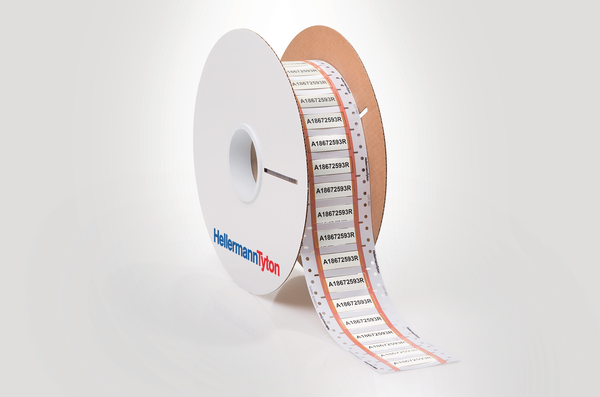 Shrinkable markers: "Ladder Style", thermal transfer TLFD32DS-2X25WH