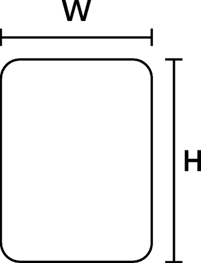 Product image for TYN 596-00052 4" X 2" PAPER LABEL 4