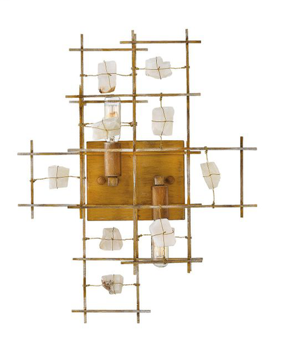 Product image for HINK FR47882LGD PETRA 2 LGT SCNC LUSTER GOLD QUARTZ