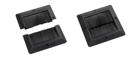 2-Piece Surface-Mount Retrofit Floor Brush Kits