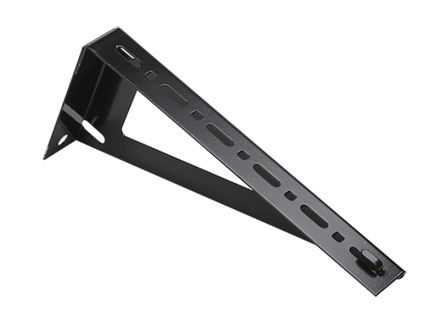 Product image for Hoffman QTPRWB8 Reinforced Wall Bracket, 4.00x1.00x8.00, Lt Gray, steel