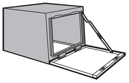 Hoffman PDS78F 31.17 x 27.77 Inch 16 Gauge Steel Sloped/Solid Operator Interface Enclosure System Door Hoffman PDS78F 31.17 x 27.77 Inch 16 Gauge Steel Sloped/Solid Operator Interface Enclosure System Door