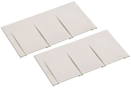 Product image for Hoffman HB01234 END COVER FOR 01231/2 PKG OF 2