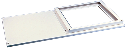 Product image for Hoffman PTAC168 Double-Bay Air Conditioner Top, 1600x 800mm, Lt Gray, Steel