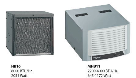 Hoffman MHB110426G306 4000 BTU/HR 230 Volt Sealed Enclosure Cooling Air Conditioner Hoffman MHB110426G306 4000 BTU/HR 230 Volt Sealed Enclosure Cooling Air Conditioner