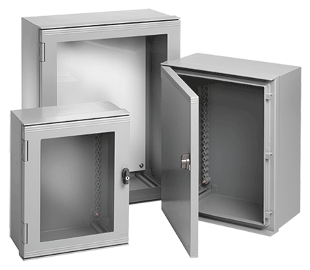 Hoffman UU605025 608.1 x 496.1 x 270 mm Fiberglass NEMA 4X Solid Door Enclosure Hoffman UU605025 608.1 x 496.1 x 270 mm Fiberglass NEMA 4X Solid Door Enclosure