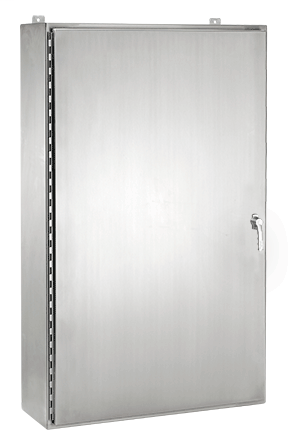 Hoffman A24H2408SSLP3PT 24 x 24 x 8 Inch Stainless Steel NEMA 4X Wall Mount Enclosure Hoffman A24H2408SSLP3PT 24 x 24 x 8 Inch Stainless Steel NEMA 4X Wall Mount Enclosure