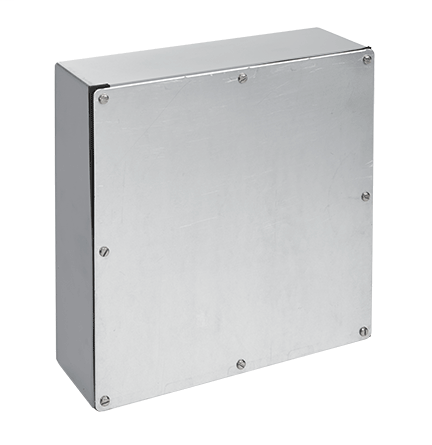 Hoffman A121212GSC 2 x 12 x 12 Inch Galvanized Screw Cover Enclosure Hoffman A121212GSC 2 x 12 x 12 Inch Galvanized Screw Cover Enclosure
