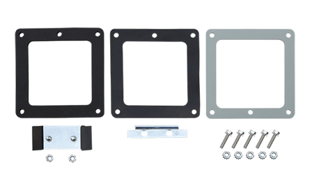 Hoffman F88LB 8 x 8 Inch NEMA 12 Gray Steel Lay-In Wireway Box Connector Hoffman F88LB 8 x 8 Inch NEMA 12 Gray Steel Lay-In Wireway Box Connector