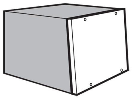 Hoffman PCS56F 19.93 x 23.3 Inch 16 Gauge Steel Enclosure Upper Front Cover Hoffman PCS56F 19.93 x 23.3 Inch 16 Gauge Steel Enclosure Upper Front Cover