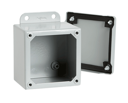 Hoffman A10106SC 10 x 10 x 6 Inch 14 Gauge Painted Steel NEMA 12 Screw Cover Junction Box Hoffman A10106SC 10 x 10 x 6 Inch 14 Gauge Painted Steel NEMA 12 Screw Cover Junction Box