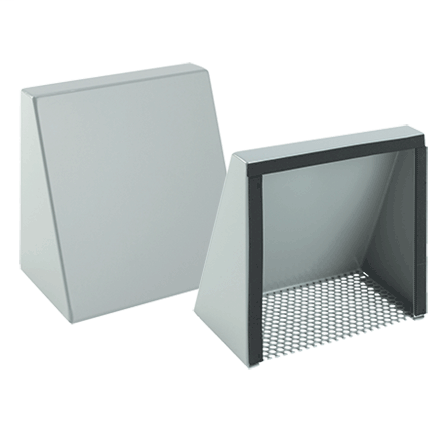 Hoffman T10S3R 12 x 12 Inch NEMA 3R Gray Steel Cooling Fan Shroud Kit Hoffman T10S3R 12 x 12 Inch NEMA 3R Gray Steel Cooling Fan Shroud Kit