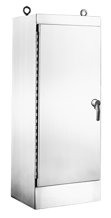 Hoffman A722424SSFSN4 72.06 x 24.06 x 24.06 Inch 12 Gauge 304 Stainless Steel NEMA 4X 1-Door Floor Mount Enclosure Hoffman A722424SSFSN4 72.06 x 24.06 x 24.06 Inch 12 Gauge 304 Stainless Steel NEMA 4X 1-Door Floor Mount Enclosure