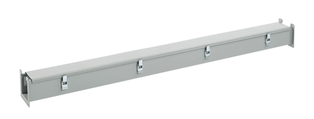 Hoffman F126L60 12 x 6 x 60 Inch NEMA 12 Gray Steel Lay-In Wireway Flat Straight Section Hoffman F126L60 12 x 6 x 60 Inch NEMA 12 Gray Steel Lay-In Wireway Flat Straight Section