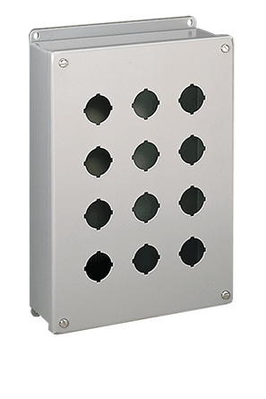 Hoffman E1PBSS6 3.5 x 4.25 x 2.75 Inch 304 Stainless Steel NEMA 4X Push Button Enclosure Hoffman E1PBSS6 3.5 x 4.25 x 2.75 Inch 304 Stainless Steel NEMA 4X Push Button Enclosure