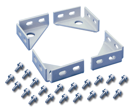 Hoffman PFBK 12 Gauge Steel Floor Mount Enclosure Frame Bracket Hoffman PFBK 12 Gauge Steel Floor Mount Enclosure Frame Bracket