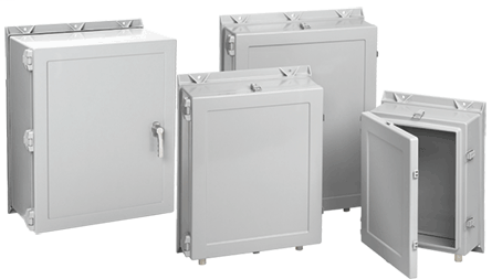 Hoffman A20H1606GQRLP 20.19 x 16.25 x 6 Inch Gray Fiberglass NEMA 4X Quick Release Latch Enclosure Hoffman A20H1606GQRLP 20.19 x 16.25 x 6 Inch Gray Fiberglass NEMA 4X Quick Release Latch Enclosure