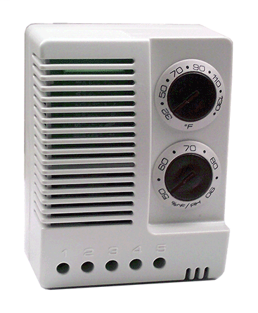 Hoffman ATEMHUM 100 to 120 VAC Light Gray Plastic Electronic Temperature and Humidity Controller Hoffman ATEMHUM 100 to 120 VAC Light Gray Plastic Electronic Temperature and Humidity Controller