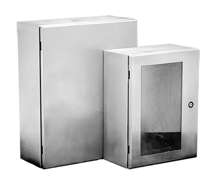 Hoffman CSD242410WSS 24 x 24 x 10 Inch 16 Gauge 304 Stainless Steel NEMA 4X 1-Door Wall Mount Enclosure Hoffman CSD242410WSS 24 x 24 x 10 Inch 16 Gauge 304 Stainless Steel NEMA 4X 1-Door Wall Mount Enclosure