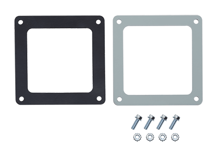 Hoffman F88WB 8 x 8 Inch NEMA 12 Gray Steel Feed-Through Wireway Box Connector Hoffman F88WB 8 x 8 Inch NEMA 12 Gray Steel Feed-Through Wireway Box Connector