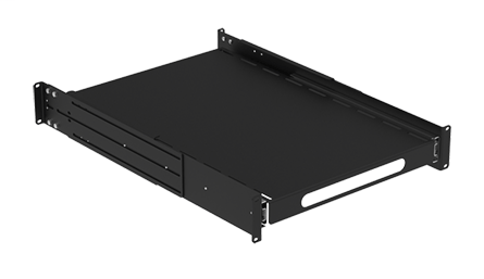 Hoffman P19SHP68B 16.72 x 19 Inch Solid Black Steel 2-Unit Sliding Equipment Shelf Hoffman P19SHP68B 16.72 x 19 Inch Solid Black Steel 2-Unit Sliding Equipment Shelf