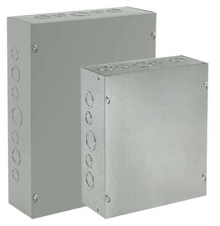 Hoffman ASE20X14X3NK Painted Steel NEMA 1 Screw Cover Pull Box without Knockouts Hoffman ASE20X14X3NK Painted Steel NEMA 1 Screw Cover Pull Box without Knockouts