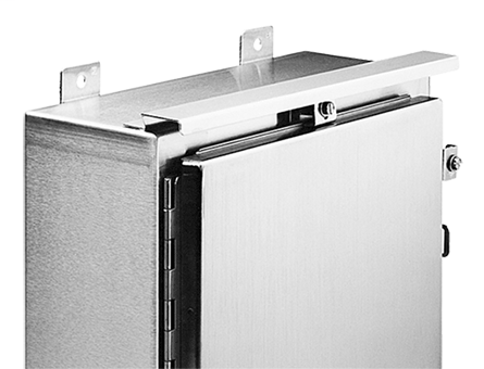 Stainless Steel Drip Shield Kit for Type 4 and 4X Wall-Mount Enclosures - ADK36SS6