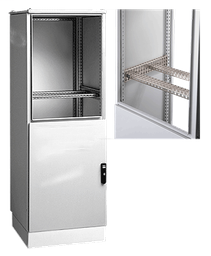 Product image for Hoffman PFSY1666 Stainless Steel PROLINE-SY Package, Type 12, 1600x 600x 600mm, Lt Gray, Steel