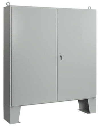 Hoffman A726016ULP 72.06 x 60.06 x 16.06 Inch White 12 Gauge Steel NEMA 12 Floor Mount Enclosure Hoffman A726016ULP 72.06 x 60.06 x 16.06 Inch White 12 Gauge Steel NEMA 12 Floor Mount Enclosure