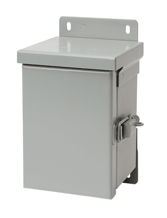 Hoffman A12R126HCR 12 x 12 x 6 Inch 16 Gauge Galvanized Steel NEMA 3R Hinge Cover Enclosure Hoffman A12R126HCR 12 x 12 x 6 Inch 16 Gauge Galvanized Steel NEMA 3R Hinge Cover Enclosure