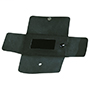 2″ x 4¼” Stationary glassholder, Shield folds to 4¾” x 6¾” 465