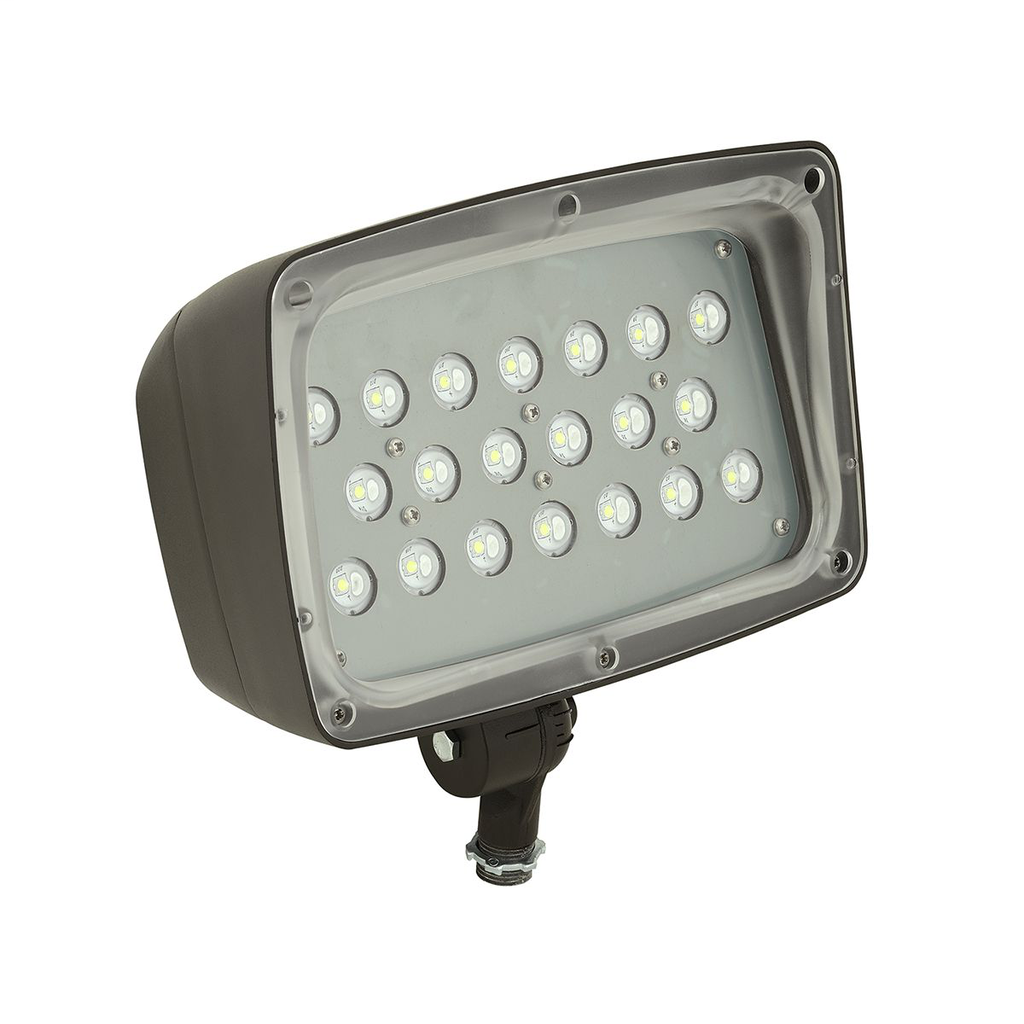 Product image for Current LT FML-52-PCU LED Floodlight, 52W, 120-277V, Bronze