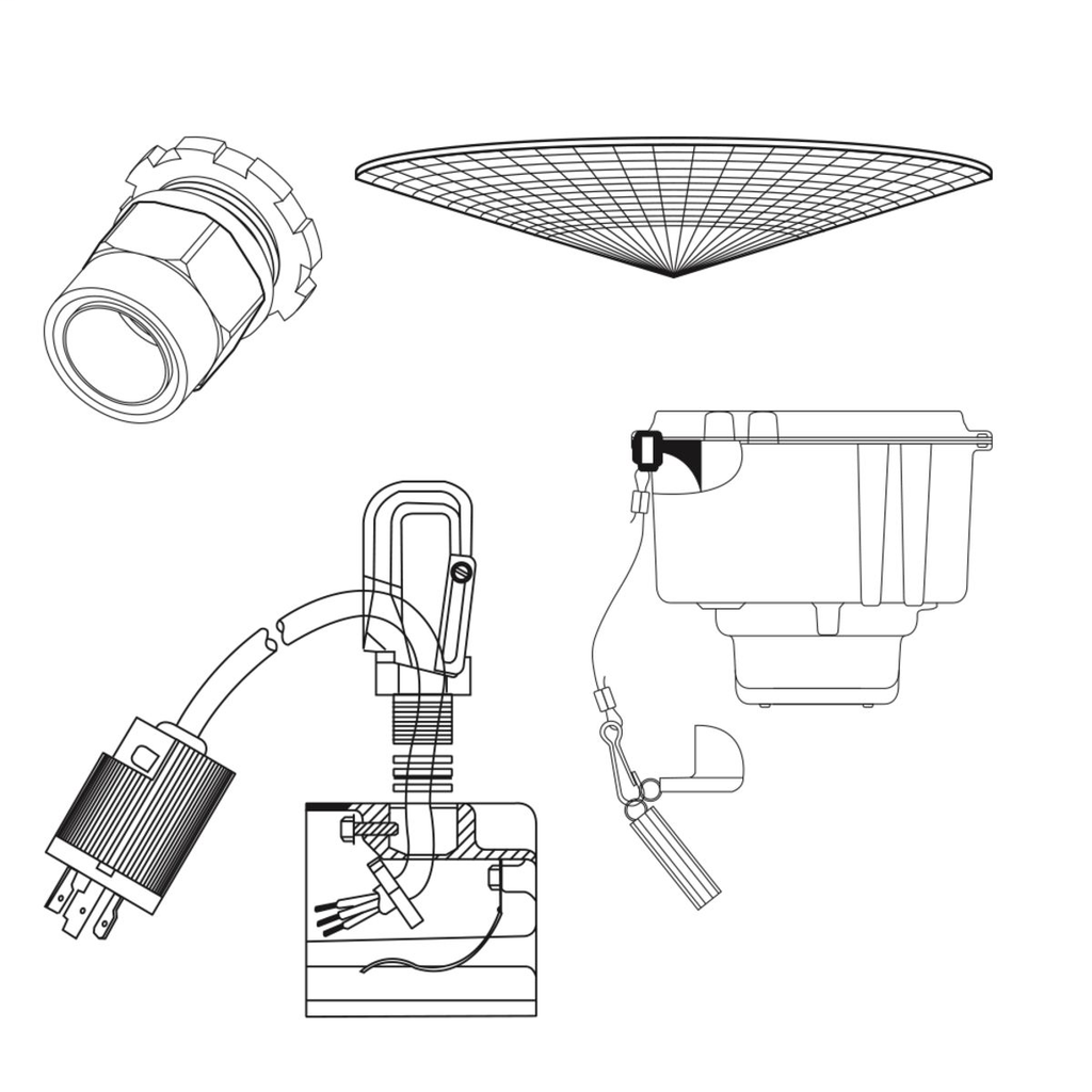 Product image for HUB-LT CP12-120 POWER CORD 12ft-120