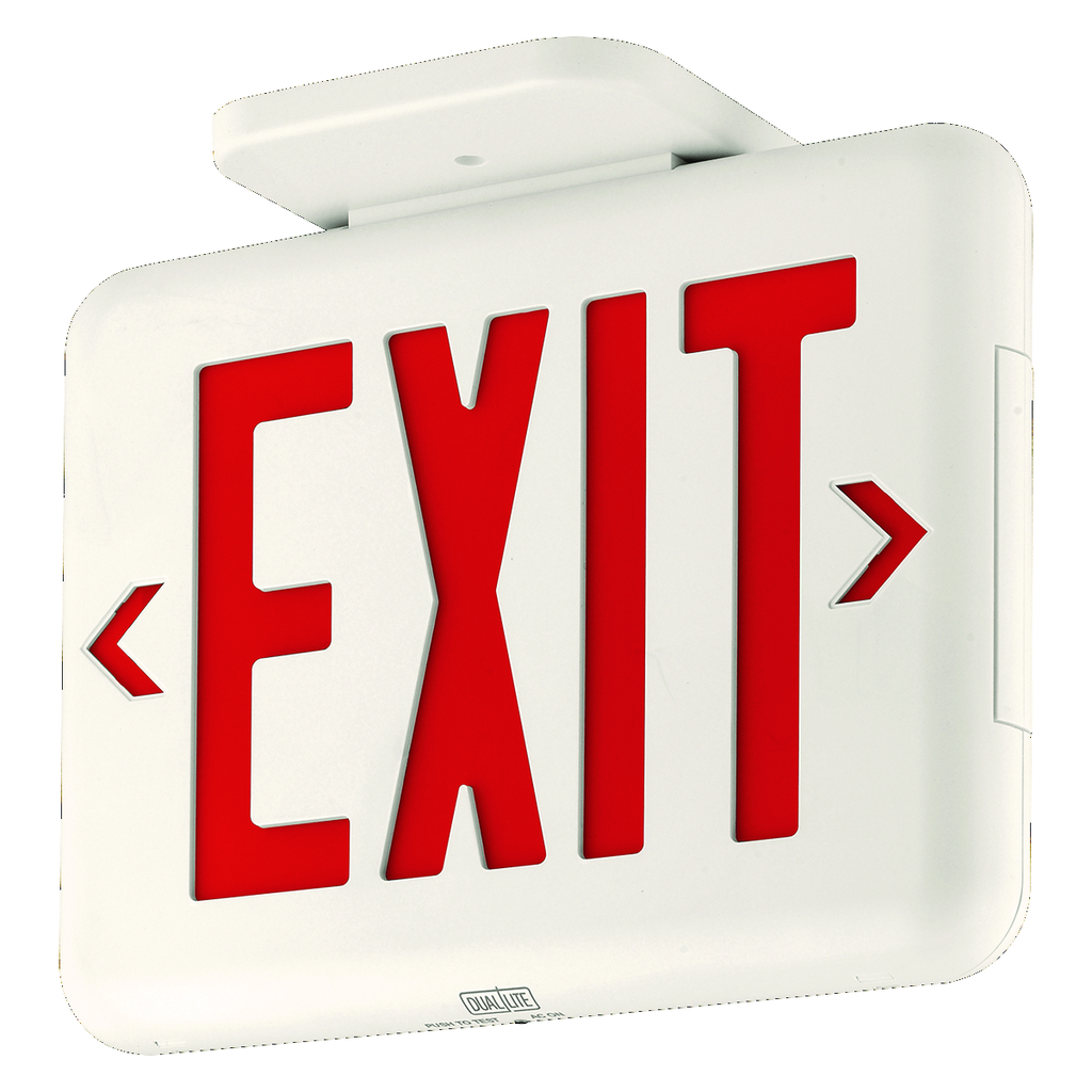 Hubbell Lighting EVEUGWE Green Letter Standard Emergency Exit Light