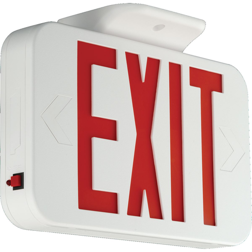 CEG - CE series LED emergency exit sign, Mounting Type: Wall or ceiling mount, Number of Faces: double-face, Face style: universal face, Wording On Sign: EXIT, Letter Color: green, Housing Finish: White, Number of Lamps: 1, Operation: emergency operation,