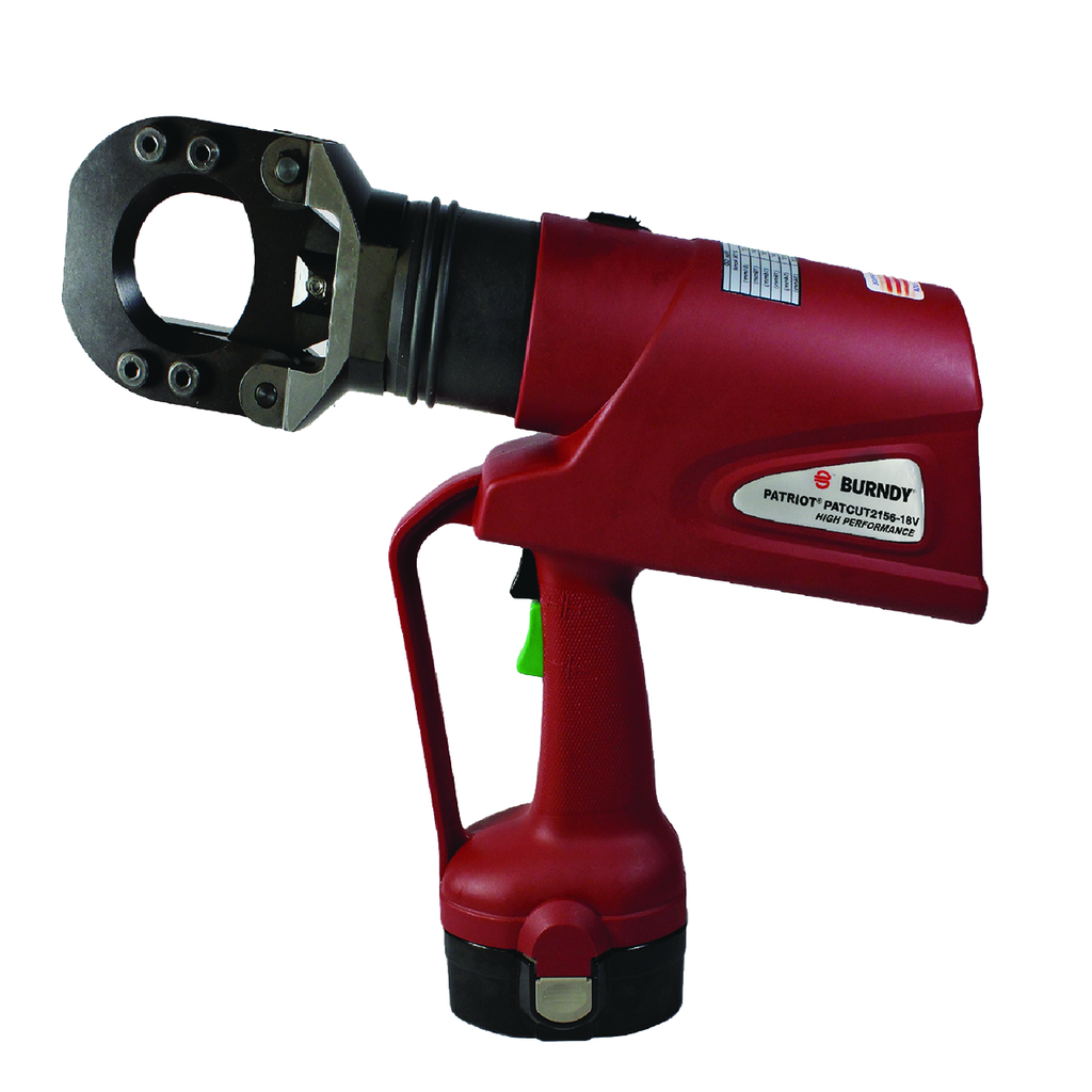Latch Head, ACSR up to 2156 kcmil Hydraulic Self Contained Battery Actuated tool 18V Cutter with 12V DC Charger, 16.52" L, 3.27" W, 18 V Ni-MH
