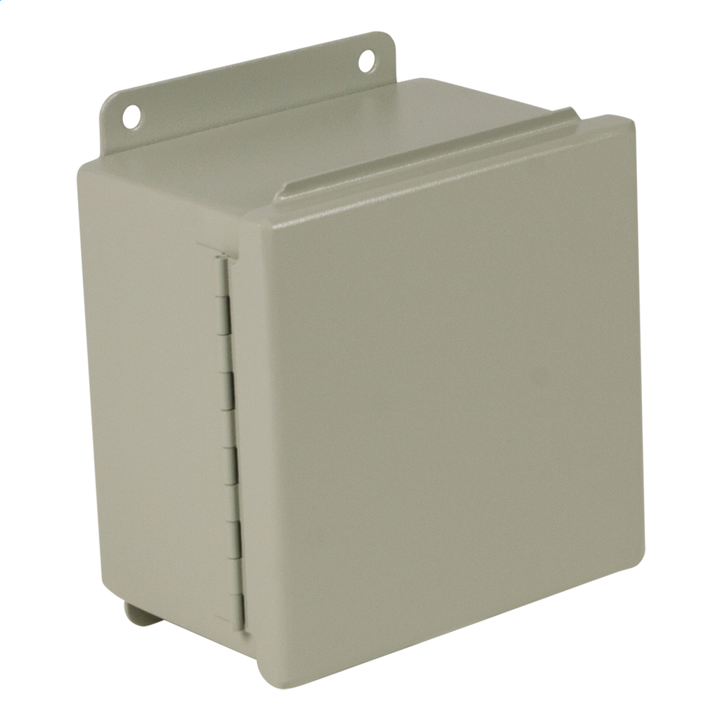 N12 JIC Continuous Hinge 24X24X11 Carbon Steel - Gray