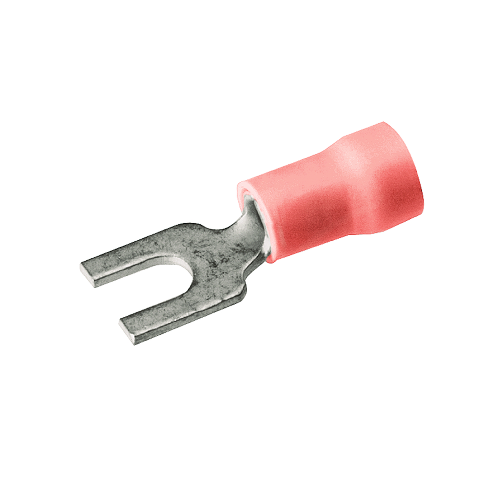 Block Fork (Brazed Seam), 22 AWG - 18 AWG, 4-6, .95 in L,Wire strip length:13/64