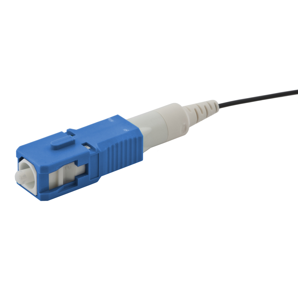 Fiber, Pigtail, Bundle, 250 Micron, Buffered Loose Tube, SC-Single Mode, 6-Fiber Strands, OS2 Fiber, 3 Meter