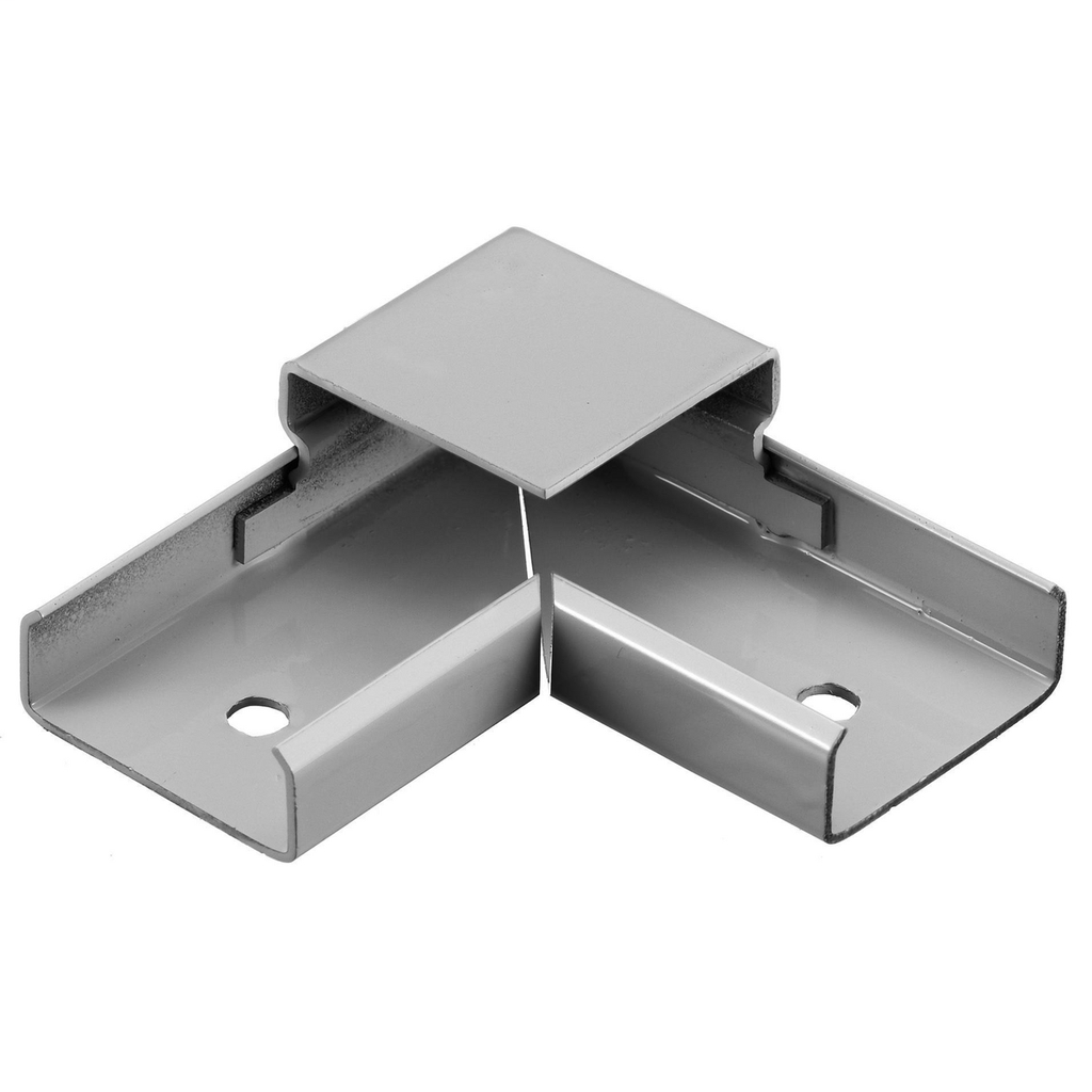 Metal Raceway, 90 Degree Flat Elbow, HBL2000 Series, Gray
