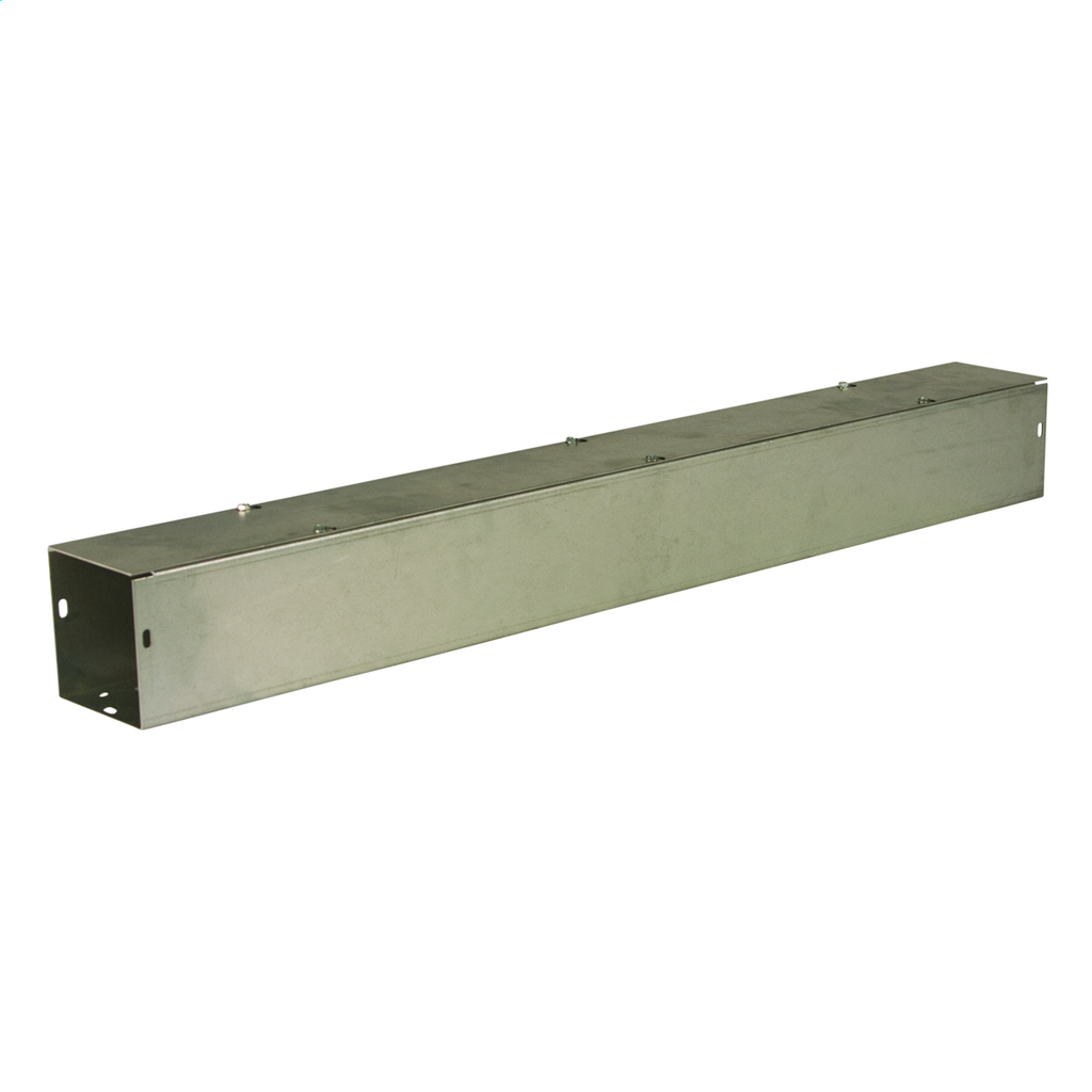N1 Screw-Cover Wireway - No Knockouts 2.5X2.5X36 Carbon Steel - Galvanized