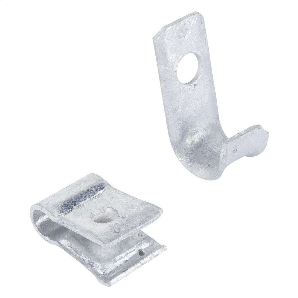 Figure 8 Cable Hanger, used to support integrated messenger wire. Accomodates .109" to .134" solid messenger wire.