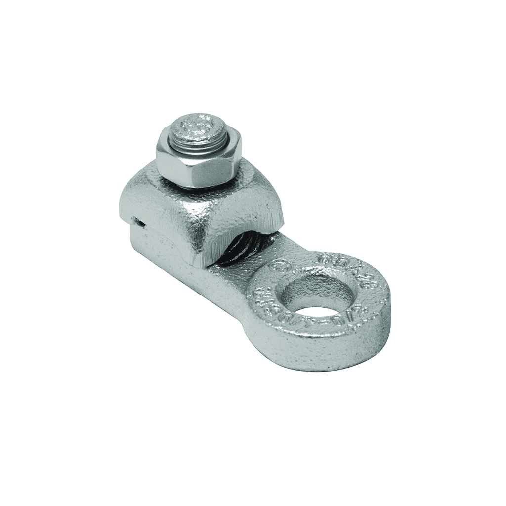 Cast Cu Alloy QIKLUG Terminals, 1 Hole, N23 - N40 Cu Navy, Tin Plated